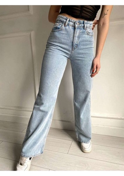 2505 Yüksek Bel Boyfrıend(Salaş) Bol Paça Kot Pantolon fiyatları