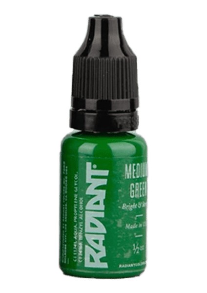 Medium Green - Radiant Tattoo Dövme Boyası - 0,5OZ - 15 ml