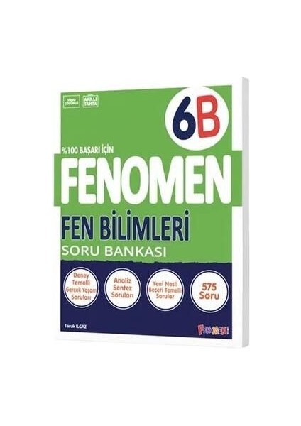 6. Sınıf Fen Bilimleri B Soru Bankası 2025