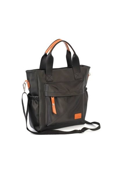 Su Geçirmez Kumaştan Büyük Boy Kadın El ve Omuz Çantası