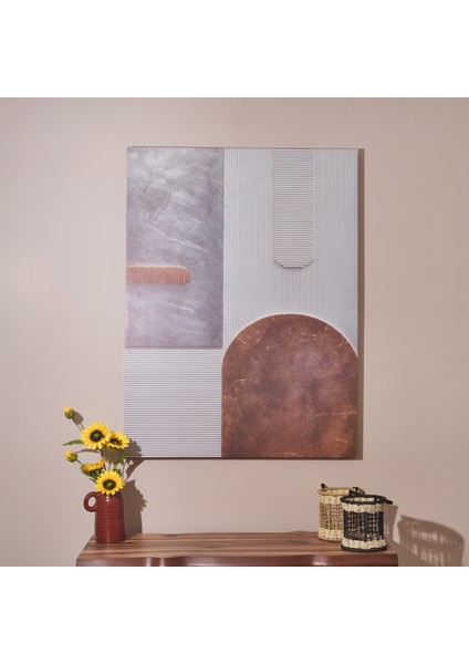 Deco Abstract Kanvas Tablo - Renkli - 75X100 cm
