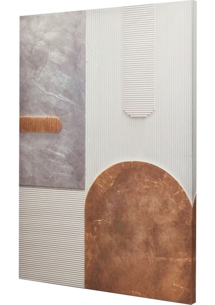 Deco Abstract Kanvas Tablo - Renkli - 75X100 cm