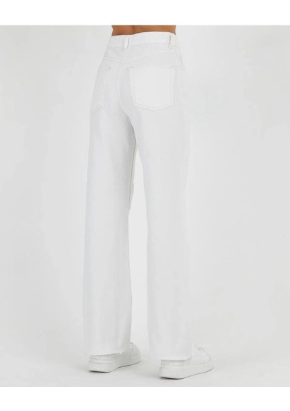 2505 Yüksek Bel Boyfrıend(Salaş) Bol Paça Kot Pantolon fırsatları