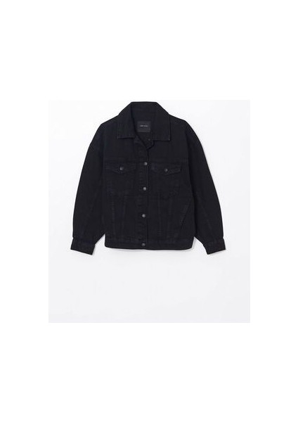 Gomlek Yaka Oversize Kadin Jean Ceket indirimleri