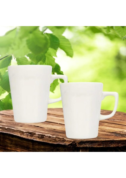 Porselen Kupa Kahve,çay,sıcak Çikolata Kupası 320 cc 2'li Set