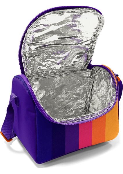 Kids Renkli Çizgili Thermo Beslenme Çantası 22774 fırsatları