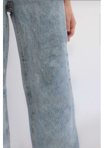 Penolope Kadın Kadın Açık Mavi Geniş ve Bol Paça Pantolon R&c Jeans modelleri