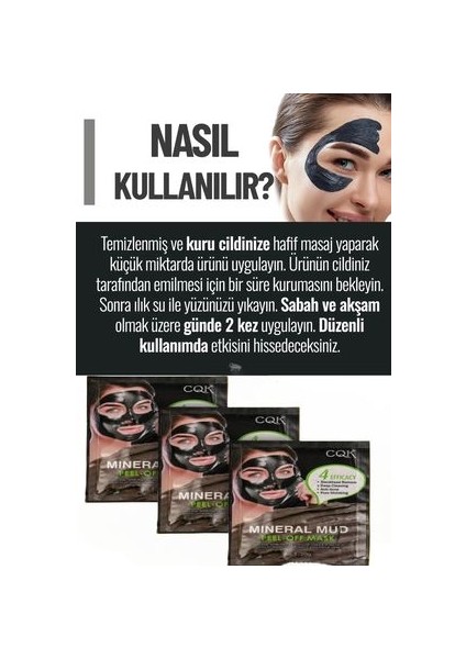 Soyulabilen Kolajen Gece Maskesi, Soyulabilir Çamur Yüz Maskesi Night 20 ml 5 Adet modelleri