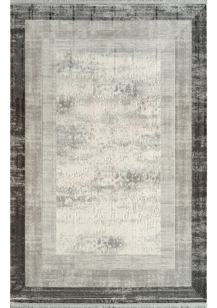 Kim Royal KC04A Gri Antrasit Akrilik Yumuşak Dokulu Modern Halı Karademir Home
