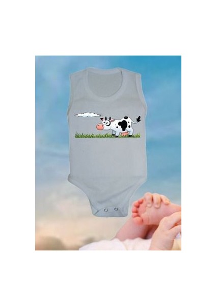 Ribana 3'lü Unisex Neşeli Canlılar Seri 1 Atlet Body Zıbın