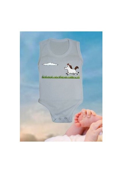 Ribana 3'lü Unisex Neşeli Canlılar Seri 1 Atlet Body Zıbın