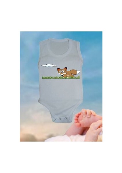 Ribana 3'lü Unisex Neşeli Canlılar Seri 1 Atlet Body Zıbın