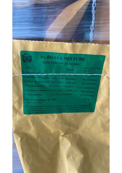 Çim Tohumu 10 kg 6'lı Karışım fiyatları