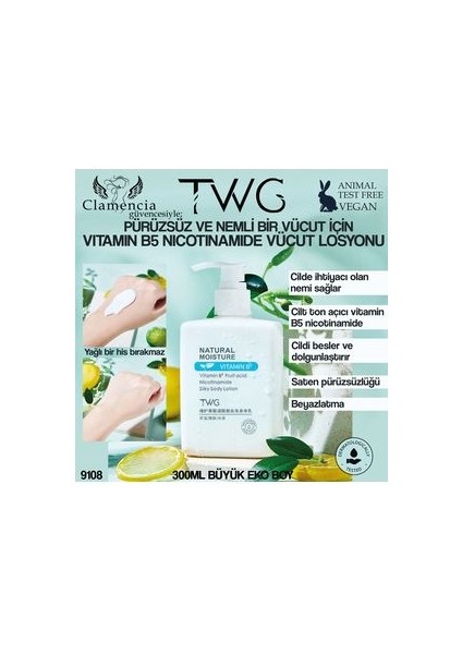 Niasinamid Vitamin B5 C Vitaminivücut Losyonu