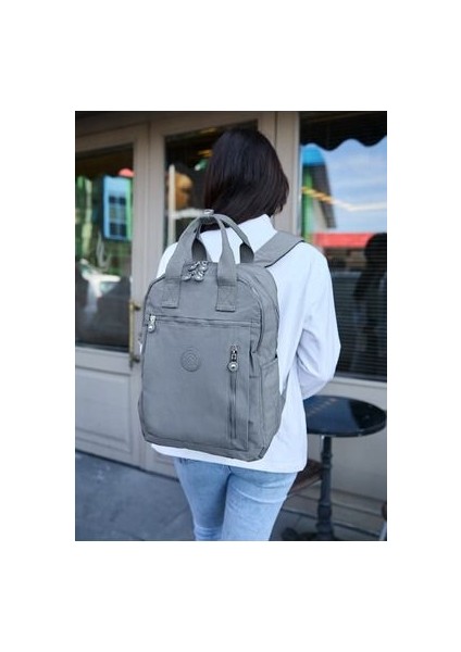 Sanmorris Krinkır Kumaştan Unisex Laptop Okul ve Spor Çantası