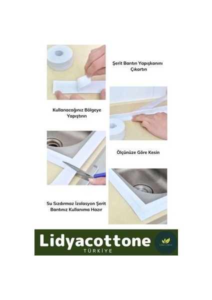 Bant 3.2m Ekstra Güçlü Su Geçirmez Sızdırmaz Dayanıklı Yalıtım Tamir Küf Önleyici Gri fiyatları