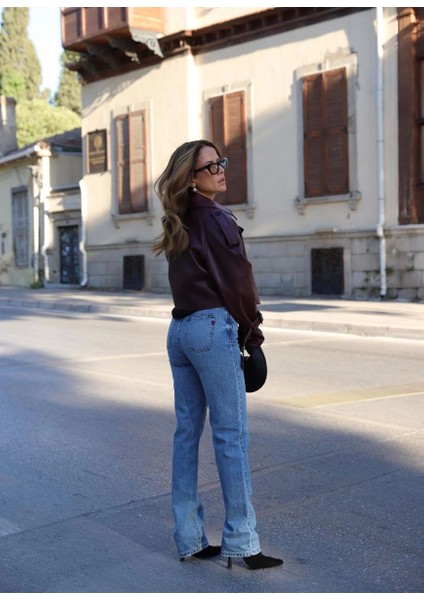 Mavi Arka Cep Işleme Detay Jean Pantolon fırsatları