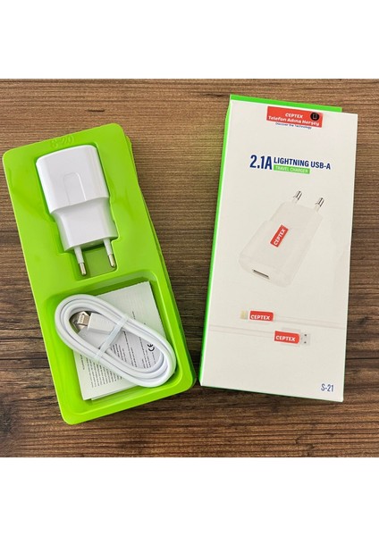 iPhone Uyumlu Şarj Aleti S-21 Lightning 2.1A