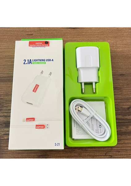 iPhone Uyumlu Şarj Aleti S-21 Lightning 2.1A