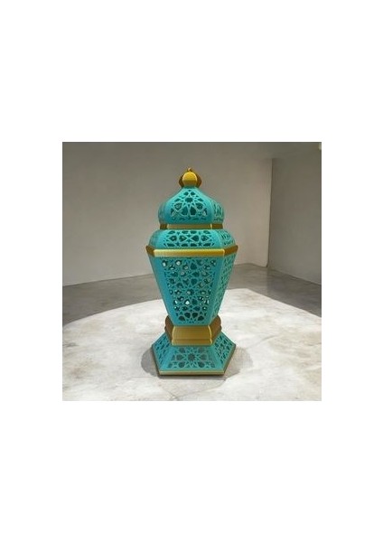 Dekoratif Ramazan Feneri ( Pilli Mum Hediyeli)
