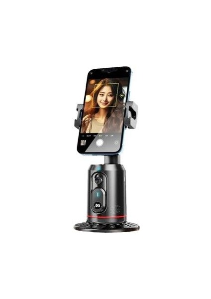 Otomatik Yüz Takipli Gimbal - Akıllı Telefon ve Aksiyon Kamerası Için 360° Döner Masaüstü Q02 fırsatları