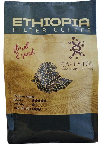 Ethiopia Yirgacheffe Filtre Kahve 250 gr
