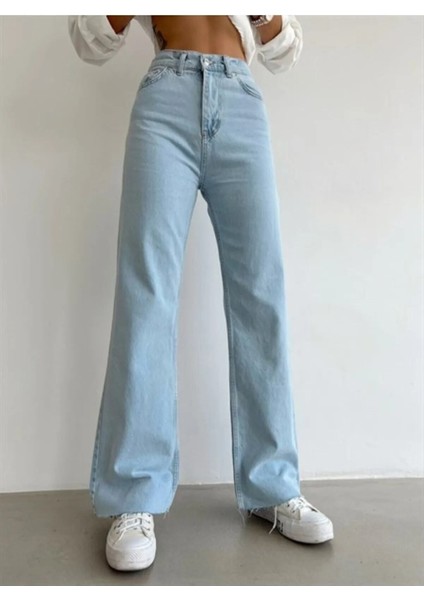 2505 Yüksek Bel Boyfrıend(Salaş) Bol Paça Kot Pantolon fiyatları