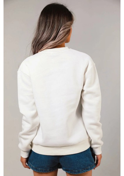 Kadın Nakışlı Üç Iplik Şardonlu Sweatshirt fırsatları