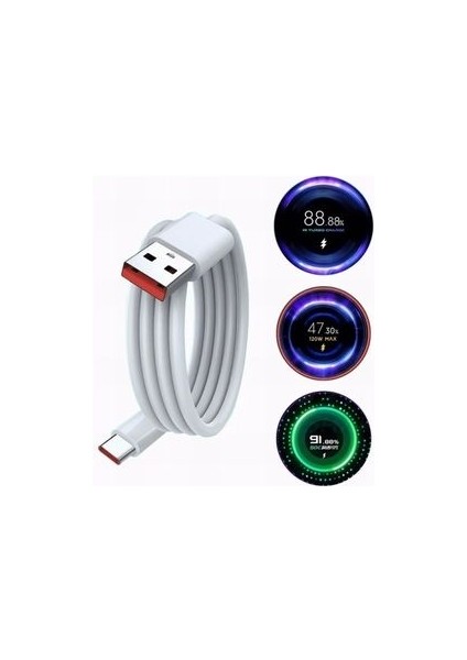 Xiaomii Type-C 67W (Watt) Turbo Şarj Aleti Cihazı Adaptörü Kablo (Set) %100 Turbo