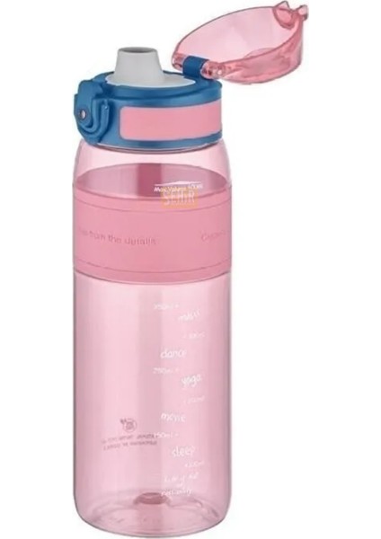 600ML Yeni Koleksiyon Silikon Gövde Rahat Içim Ağızlı Tritan Su Matarası Bpa Yok Koku Yok
