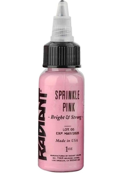 Sprinkle Pink - Radiant Tattoo Dövme Boyası - 1OZ - 30 ml