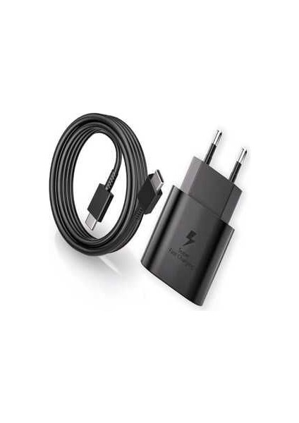 25W (Watt) Şarj Aleti A14 A24 A34 A54 A74 Type-C To Type-C 25W Hızlı Şarj Aleti Cihazı