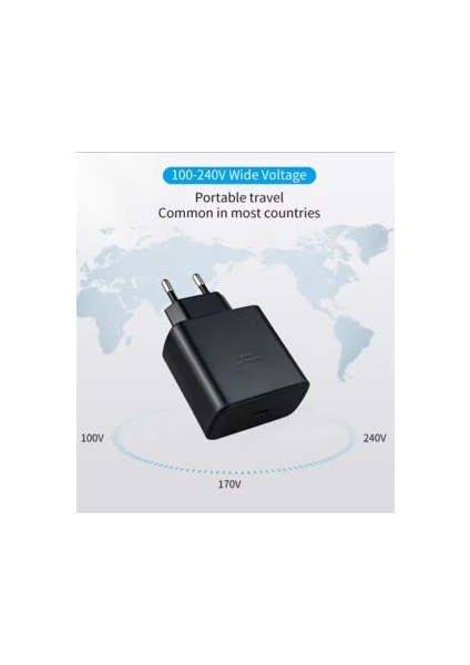 25W (Watt) Şarj Aleti A14 A24 A34 A54 A74 Type-C To Type-C 25W Hızlı Şarj Aleti Cihazı