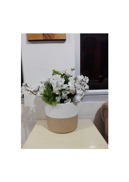 24*22 Sepet Saksılık Düzenleyici Hediyelik Sepet Organizer Banyo Sepeti Çiçeklik indirimleri