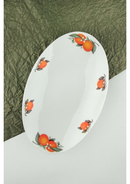 Orange Büyük Boy Porselen Kayık Tabak fiyatları
