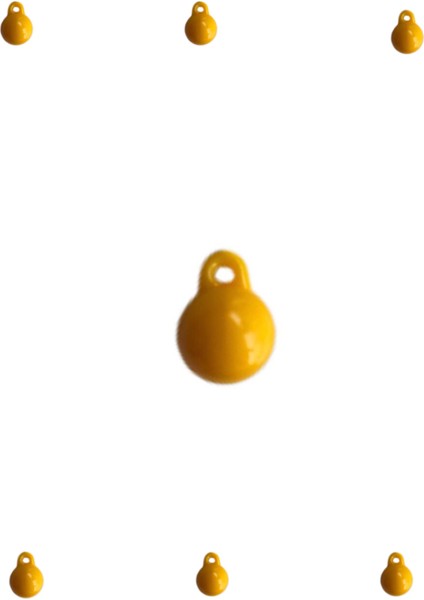 Sazan Boncuğu Kulplu Boncuk 8mm Mısır SARI(100ADET)