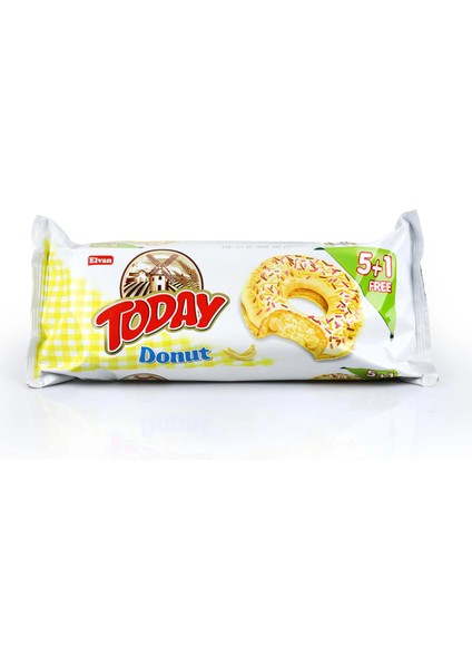Donut Muzlu Kek Multipack Paket 35 gr 6 Adet (1 Paket)