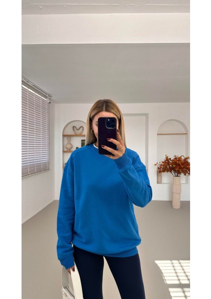 Chamakh Kadın Basic 3 Iplik Sweatshirt