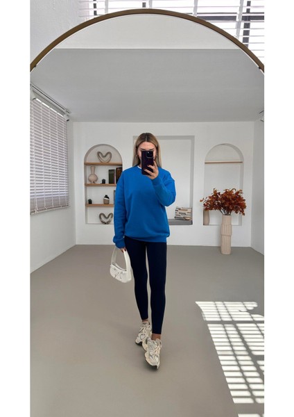 Chamakh Kadın Basic 3 Iplik Sweatshirt