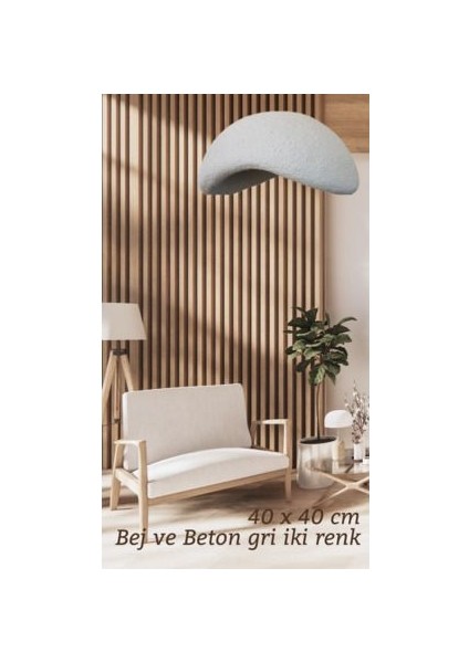 Beton Avize 40 cm Tekli Tam Takım