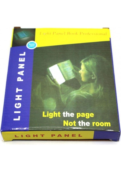 Kitap Arası Okuma Işığı LED Panel Light Panel Book (Kutulu)