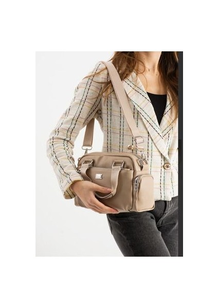 Sanmorris Çok Bölmeli Kadın El ve Omuz Çantası fırsatları