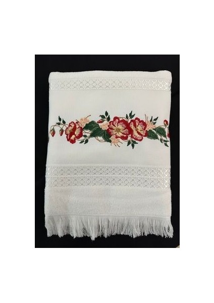Sibelarthome Nakışlı El Yüz Havlusu 50X90