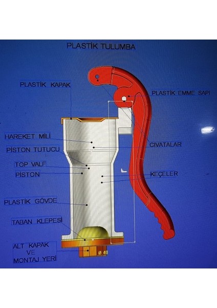 3'' Plastik Su Tulumbası modelleri