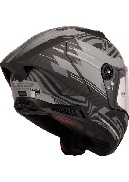 Thunder Karbon Gp Aero Polar Kapalı Kask