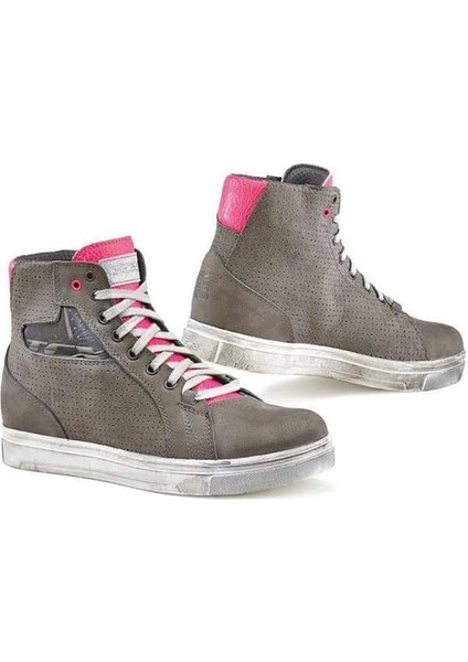 Street Ace Lady Aır Bot Gri-Fuşya