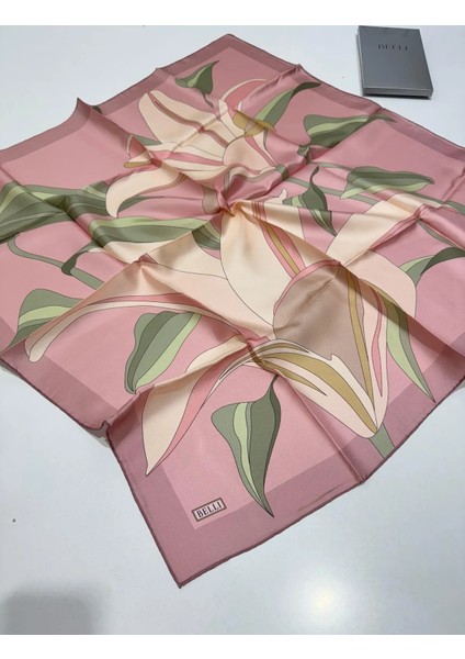 Twill Ipek Eşarp Pudra, Pembe 4035-11 modelleri