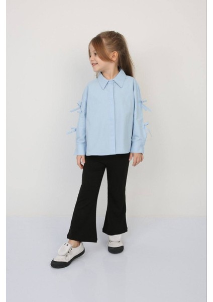 Kol Fiyonk Detaylı Poplin Gömlek fiyatları