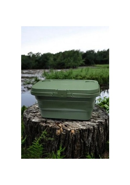 30LT Çok Fonksiyonlu Katlanabilir Outdoor Haki Sepet Piknik ve Kamp Organizatörü 45X29X24CM fiyatları