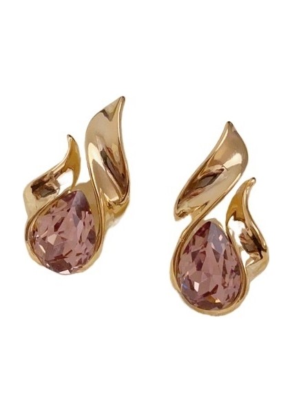 Niş Moda Tasarımı Metal Damla Şeklindeki Küpeler S925 Gümüş Iğne Kişilik Hafif Lüks Üst Düzey Küpeler (Yurt Dışından) modelleri